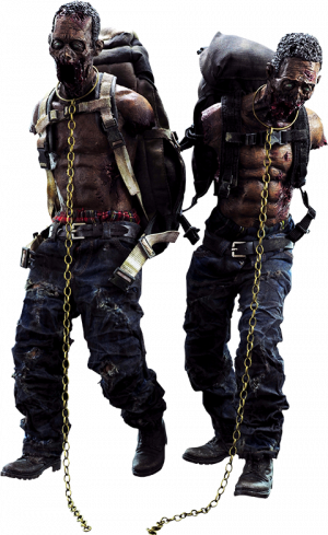 The Walking Dead - Walking Dead Walker Figure (300x489), Png Download