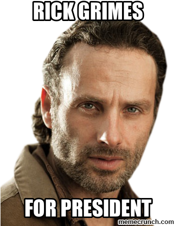 Rick The Walking Dead (349x466), Png Download