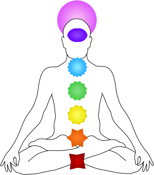 File - Chakras Map - Svg - Chakras Map (320x380), Png Download