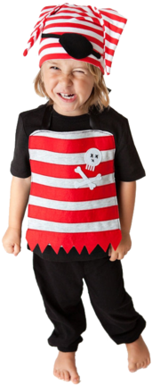 Patch The Pirate Baby Carrier Costume - Costume (400x600), Png Download