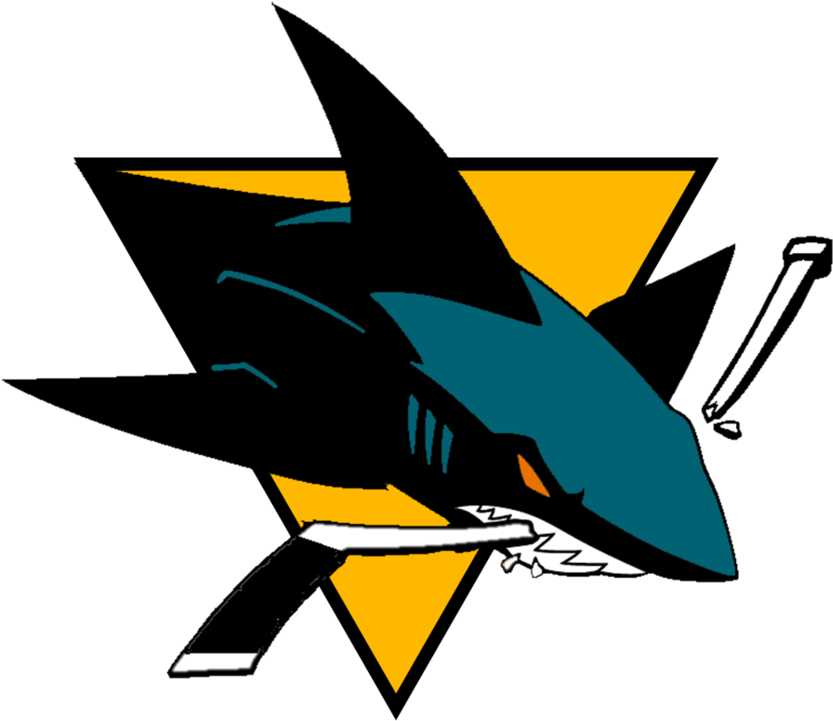 Penguins Zpscwswdw41 - San Jose Sharks Logo (1024x823), Png Download