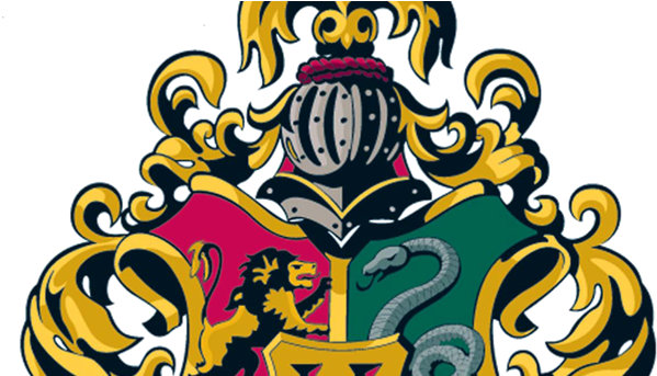 Hogwarts Crest 1 - Hogwarts Crest Harry Potter (652x342), Png Download