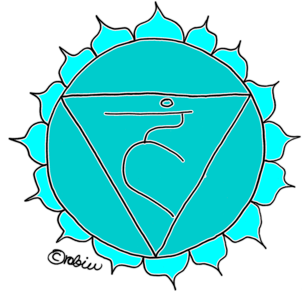 Fifth Chakra Vishuddha Chakra Throat Chakra - Chakra (1024x1024), Png Download