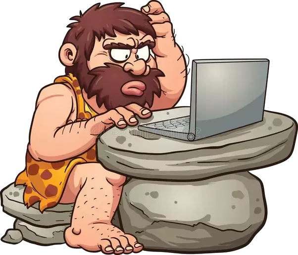 If Cavemen Had Quora, What Kind Of Questions Do You - Caveman Thinking (602x516), Png Download