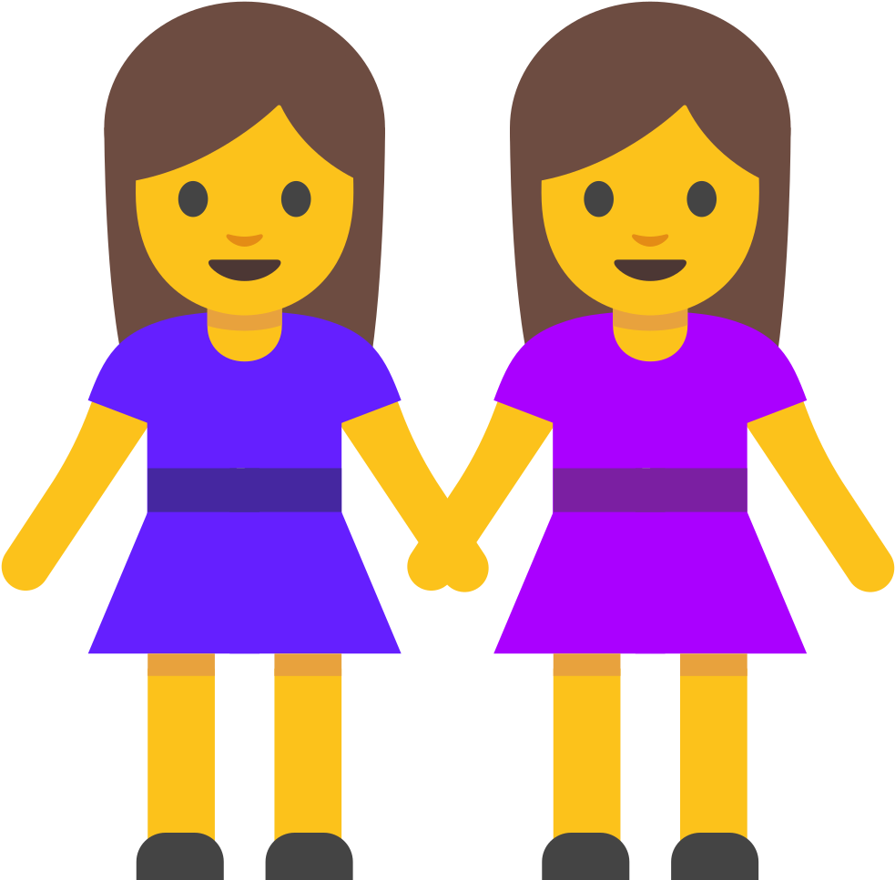 File - Emoji U1f46d - Svg - Emoji Friends (1024x1024), Png Download