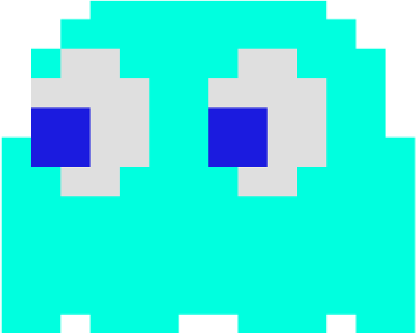 Pixel Clipart Pacman - Pac Man Yellow Ghost (640x480), Png Download