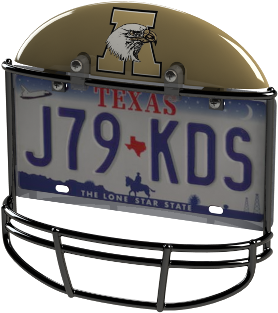 Abilene Eagles Football Helmet Frame - Nfl Helmet License Plate Frame Atlanta Falcons (1024x768), Png Download