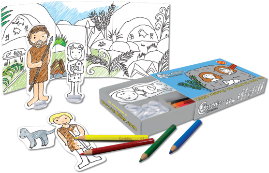 Cavemen - Travel (585x384), Png Download