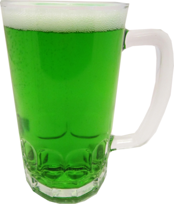 Green Beer Psd98983 Jumpic - Green Beer Clear Background (340x400), Png Download