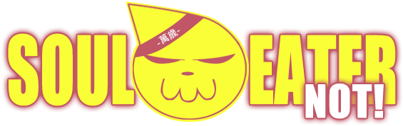 Soul Eater Not Logo Download - Soul Eater Not Title (600x300), Png Download