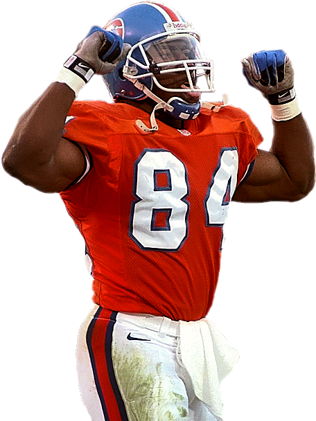 He Began His Career By Playing In All 16 Games In His - Transparent Denver Broncos Players (484x628), Png Download