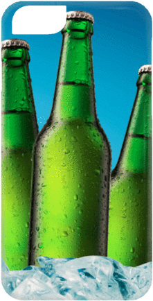 Green Beer Bottle Phone Case - Beer (480x480), Png Download