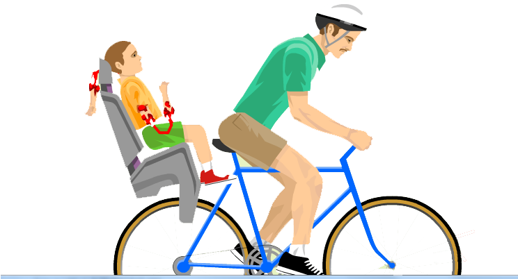 Happy Wheels Dad Png - Happy Wheels Png (743x453), Png Download