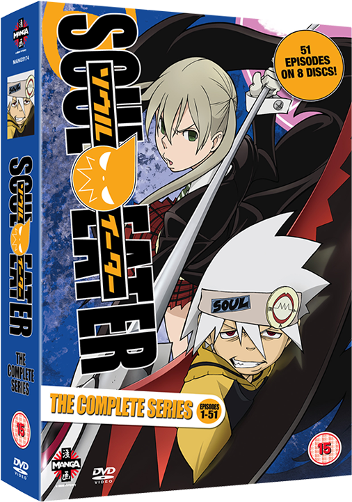 Soul Eater The Complete Series - Soul Eater Complete Series Box Set (episodes 1-51) (530x795), Png Download