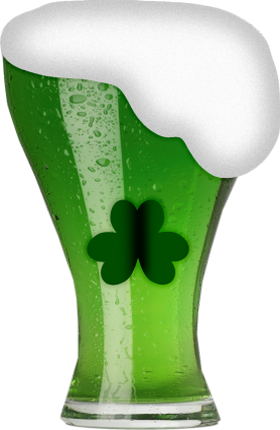 Bière Verte ♧ St - Saint Patrick (280x430), Png Download