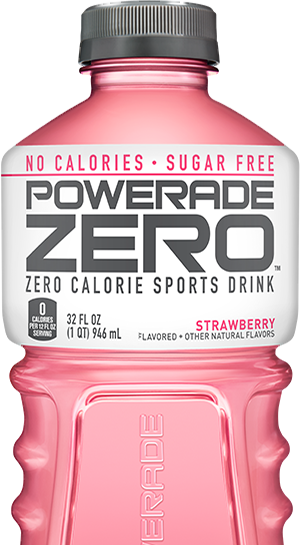 Powerade Zero Strawberry (300x545), Png Download