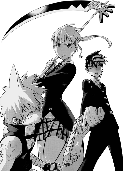Kid Soul Eater Death The Kid Black Star Maka Maka Albarn - Maka Soul Eater Manga (500x727), Png Download