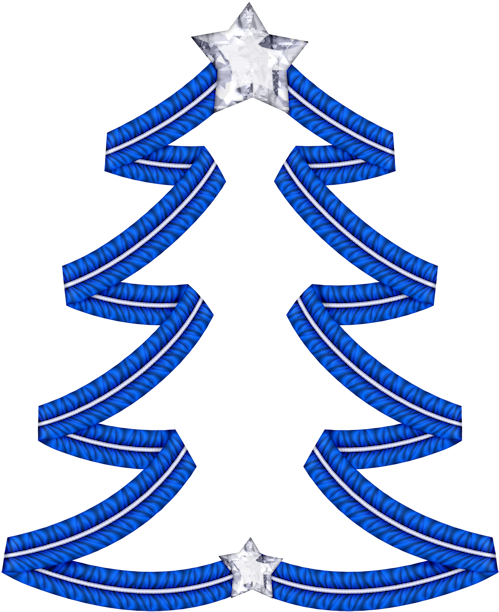 Christmas Trees Graphics And Animated Gifs - Animated Christmas Tree Blue (525x637), Png Download