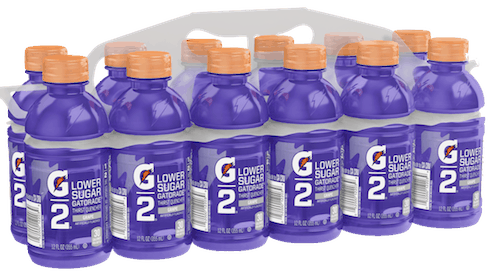 50 For G2® Lower Sugar Gatorade® Multipack - G2 12 Oz 12 Pack (490x272), Png Download