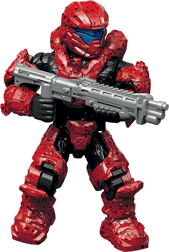 Halo Micro Action Figures Warrior Series Unsc Spartan - Halo Mega Bloks Spartan Rogue (336x500), Png Download