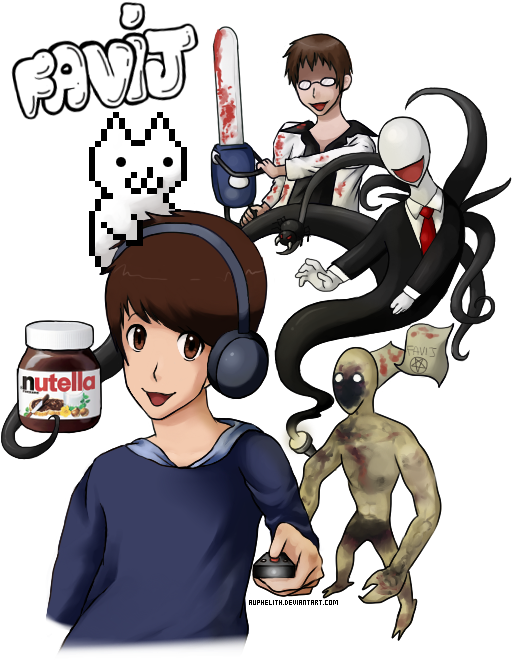 Favij Fan Art Cat Mario (550x700), Png Download