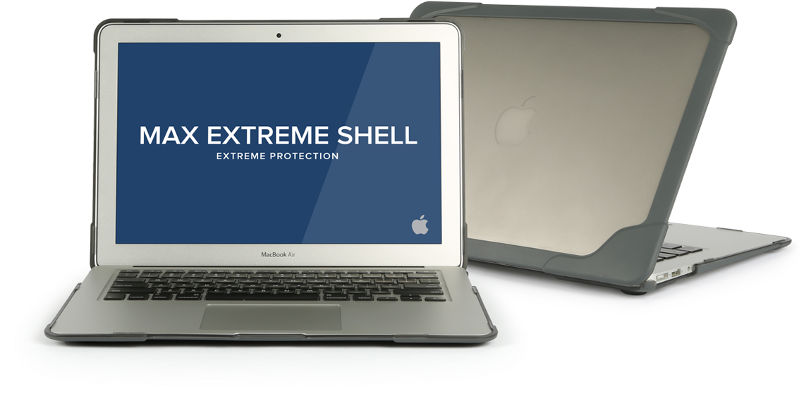 Max Cases Extreme Shell Notebook Top And Rear Cover (1500x1221), Png Download