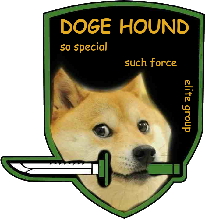 Doge Hound So Specia Such Force - Doge With A Gun (744x727), Png Download