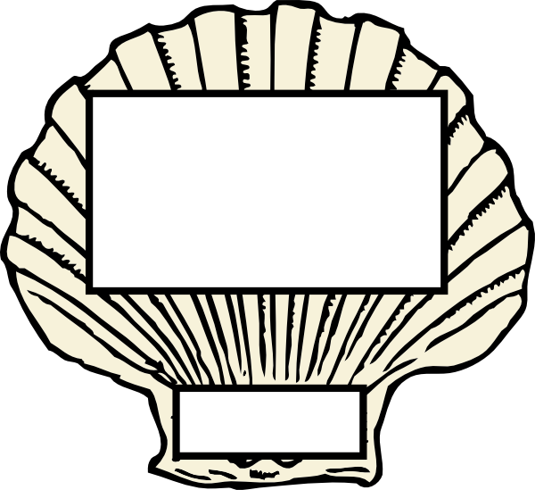 Back &gt Gallery For Black Clam Shell Clipart - Transparent Sea Shell Clip Art (600x549), Png Download