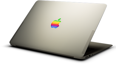 Colorware Collection 13" Macbook Air Retro - Netbook (400x350), Png Download