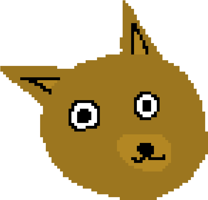 Doge - Rolling Ball Pixel Art (1020x790), Png Download