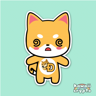 Dogecoin Doge - Confused - Learn Crypto - Kawaii Crypto- - Sad Doge (600x315), Png Download