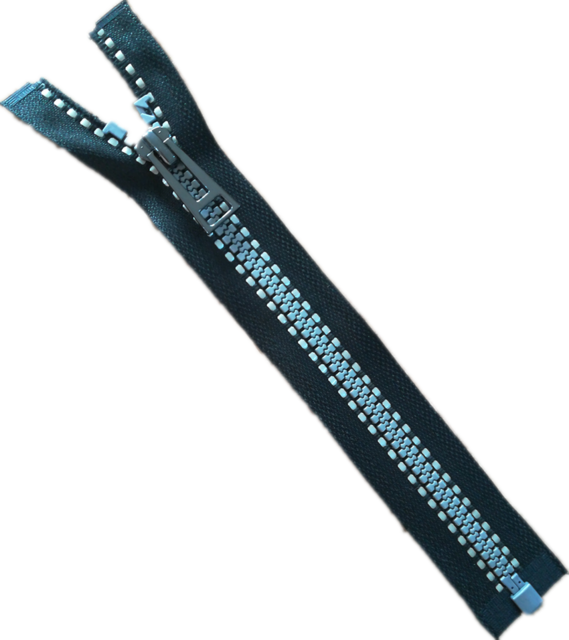 5# Resin Plastic Zipper Open End Custom Printed Tape - Coil Zipper (569x640), Png Download