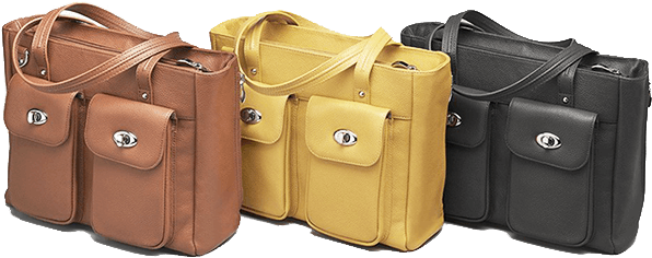 Gun Tote'n Mamas Cargo Tote Top Grain Cowhide W/small - Messenger Bag (616x667), Png Download