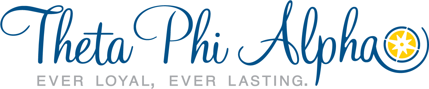 Theta Phi Alpha Logo (1500x377), Png Download