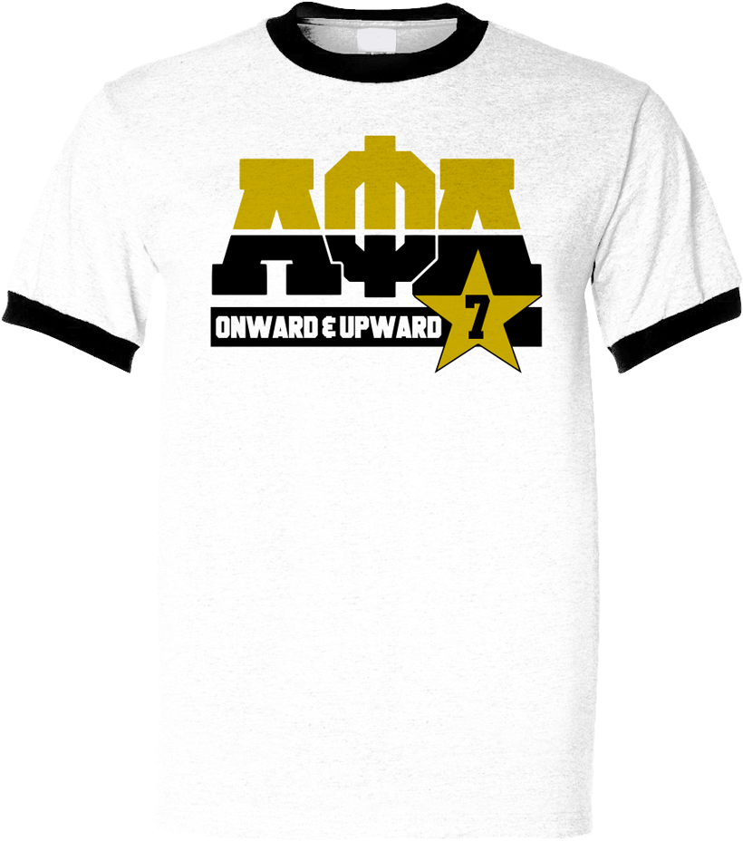 Alpha Phi Alpha Dream Ringer Tee - Letters Greek Apparel (1024x1024), Png Download