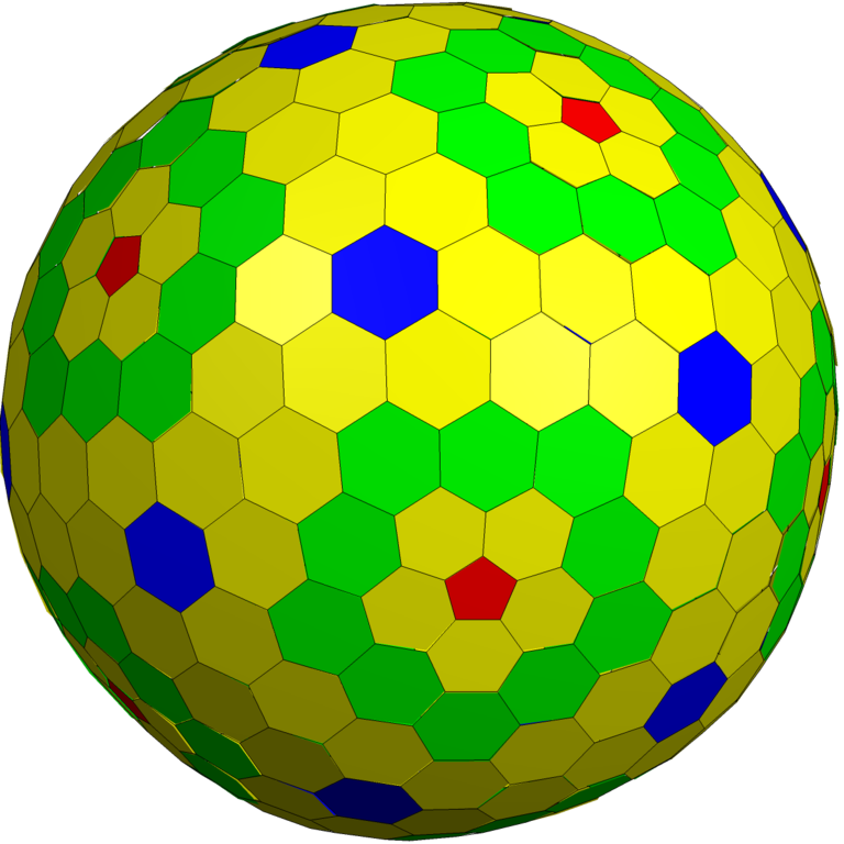 240 × 240 Pixels - Goldberg Polyhedron (768x768), Png Download