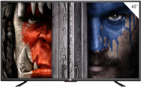 Zed Smart Black Led Tv - Warcraft [4k Uhd Blu-ray] (500x323), Png Download