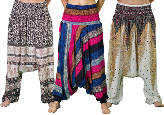 Low Cut Harem Pants - Harem Pants (600x400), Png Download