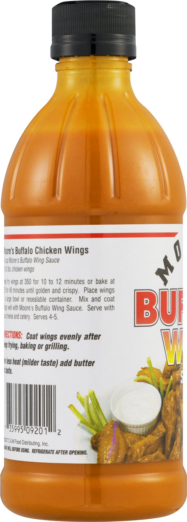 Moore's Buffalo Wing Sauce 16 Oz (1800x1800), Png Download