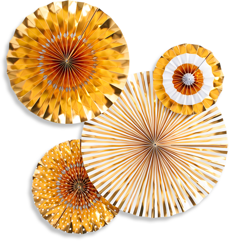 Paper Source Partyfan - Paper Source (456x479), Png Download