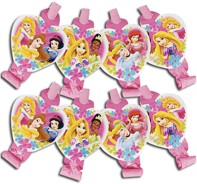 Disney Princess Party Blowers - Rapunzel Royal Debut - Disney Lifesize Standup Poster (389x389), Png Download