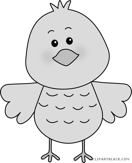 Clip Art Transparent Library Clipartblack Com Animal - Clip Art Birds Black And White (446x550), Png Download