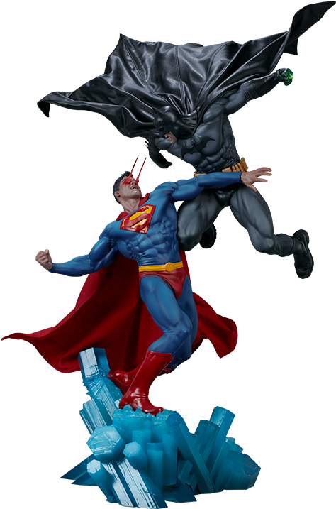 Batman Vs Superman Diorama - Batman V Superman: Dawn Of Justice (480x716), Png Download