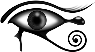 Ancient Egypt Eye Of Horus Egyptian Language Arabic - Eye Of Horus Png Hd (481x340), Png Download