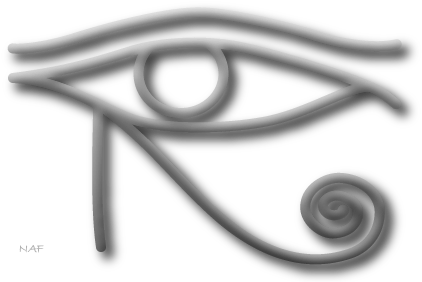 The Eye Of Horus - White Horus Eye Png (440x300), Png Download