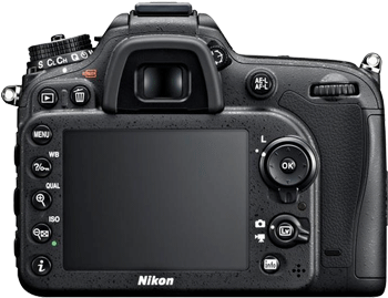 Nikon Dslr Camera Backside - Canon 5d Mark Iv Back (358x358), Png Download