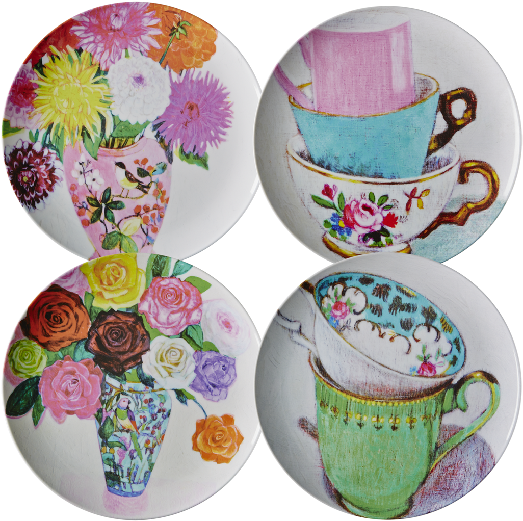 Melamine Dinner Plate - Design 4 (1080x1080), Png Download