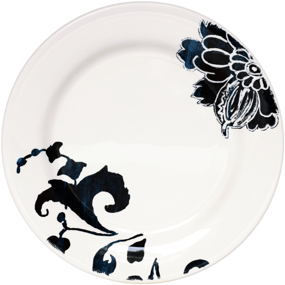 00 Dinner Plate - Indigo Dinner Plates Box Of 4 By Gien (960x960), Png Download