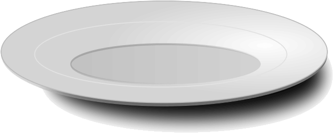 Plates Png Image - Plate Clipart (690x300), Png Download