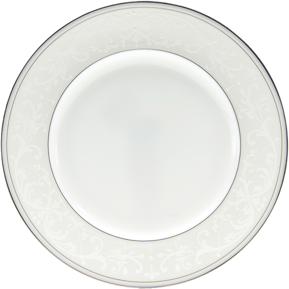 Tina Wont Eat Dinner - White Round Plate Png (720x720), Png Download